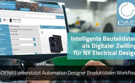 CADENAS unterstützt den Automation Designer Produktdaten Workflow