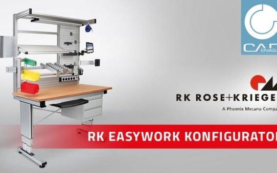 Moderne Arbeitsplatzsysteme von RK Rose+Krieger einfach online konfigurieren