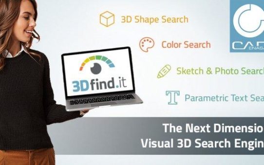 Startschuss für 3Dfind.it - Die visuelle Suchmaschine der nächsten Dimension für 3D Herstellerkomponenten
