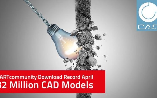 Neuer Rekord von 32 Mio. CAD Downloads reißt PARTcommunity Bestmarke vom Vormonat ein