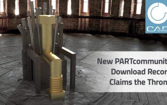 Neuer PARTcommunity Rekord beansprucht erneut Thron für sich - Über 31 Millionen 3D CAD Downloads im März