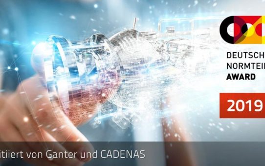 Deutscher Normteile Award 2019 - CADENAS und Ganter suchen erneut Vordenker im Bereich Standardisierung