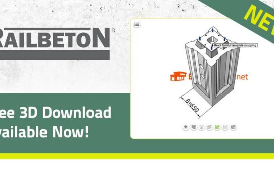 Freie Bahn für 3D BIM CAD Produktdaten bei RAILBETON HAAS