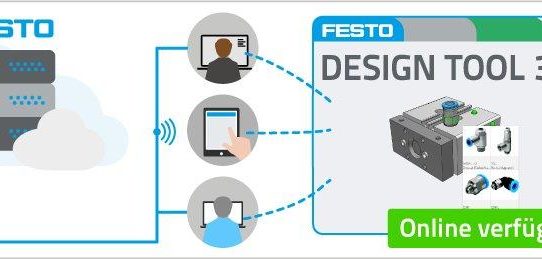 Festo Design Tool 3D Online: Produkt-Baugruppen in Sekundenschnelle konfigurieren