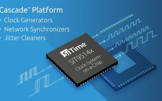 SiTime MEMS-Jitter Cleaner und Clock Generatoren für 5G Applikationen