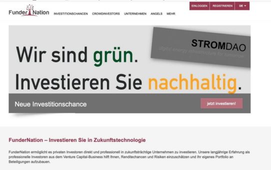 Stromdao Crowdinvest erfolgreich gestartet