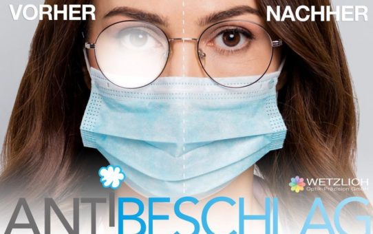 Neu: Antibeschlag-Brillenputztuch schützt bis zu 12 Stunden