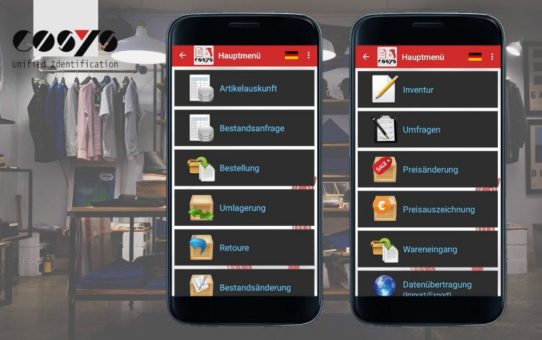 COSYS POS Software für Filialen in der Textilbranche