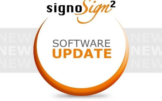 Dynamische Unterschriftsmerkmale nun auf Wunsch - Update von signoSign/2 beinhaltet viele Innovationen