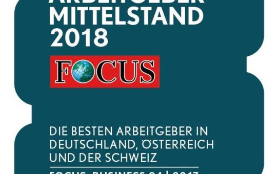 KIPP ist Top-Ar­beit­ge­ber im Mit­tel­stand 2018