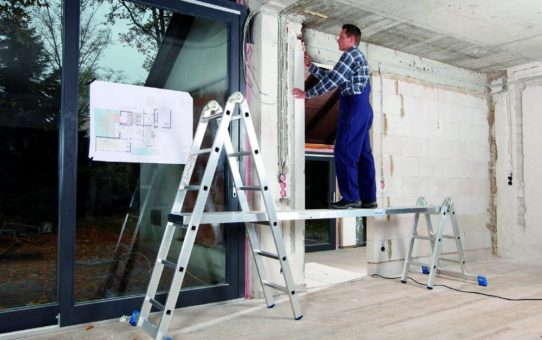 Schnell versetzt und bis zu 200 kg belastbar - das Alu-Teleskopbohlen-System "TeleBoard" von KRAUSE