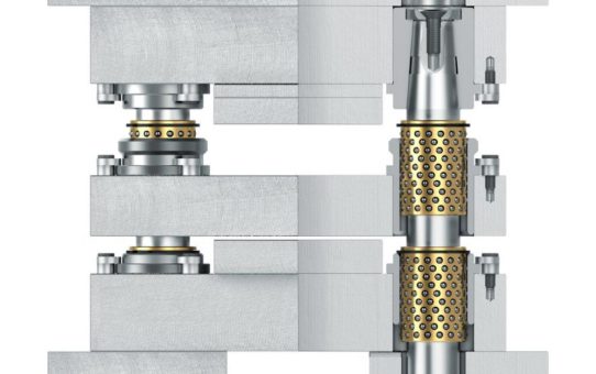 Einfach & schnell ausgetauscht: Führungssäule mit konischem Schaft