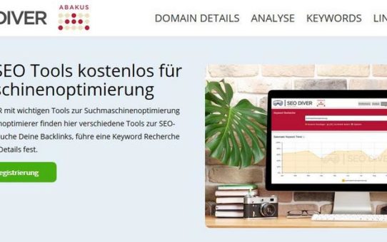 Kostenlose SEO-Tool-Sammlung SEO DIVER mit neuer Webseite online