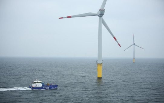 Ems Maritime Offshore mit Versorgung des Offshore-Windparks Trianel Windpark Borkum Phase I während der Betriebsphase beauftragt