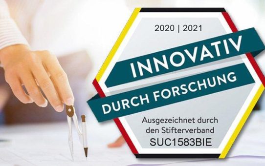 SUCO erhält Forschungssiegel "Innovativ durch Forschung"