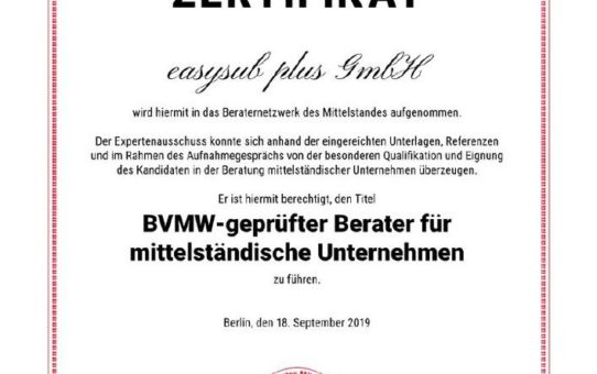 Ritterschlag auf Bundesebene