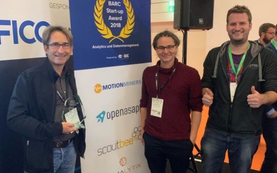 Open as App mit dem „BARC Start-up Award“ ausgezeichnet