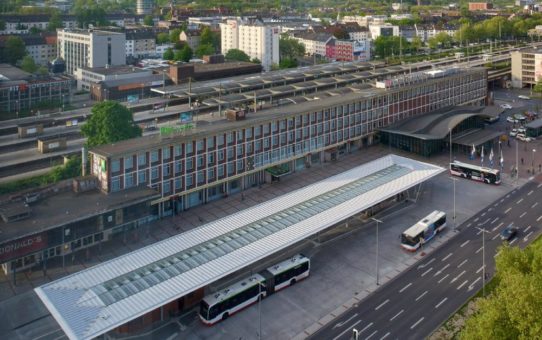 Respekt vor dem Bestand - ZOB Bochum mit feuerverzinktem Stahltragwerk