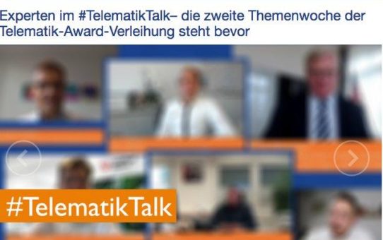 Experten im #TelematikTalk – die zweite Themenwoche der Telematik-Award-Verleihung steht bevor