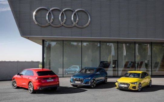 Hoher Fahrspaß und hervorragende Fahrdynamik: Audi S3, Audi SQ7 TFSI und Audi SQ8 TFSI