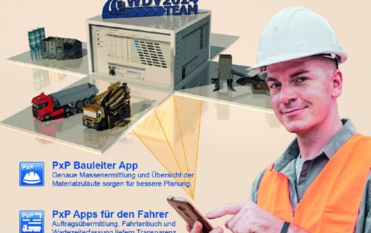 Baustellen und Lieferungen für Großprojekte im Straßenbau