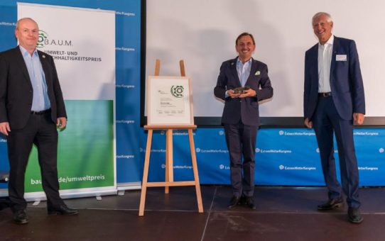 Alpensped-Geschäftsführer erhält B.A.U.M. Umwelt- und Nachhaltigkeitspreis
