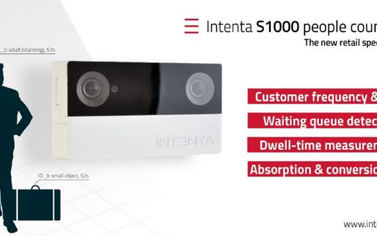Intenta S1000 people counter: Der neue 3D Vision Sensor für Shopanalysen