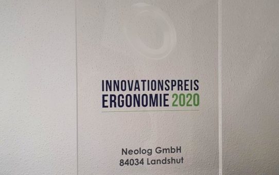 NeoLog erhält „Innovationspreis Ergonomie“