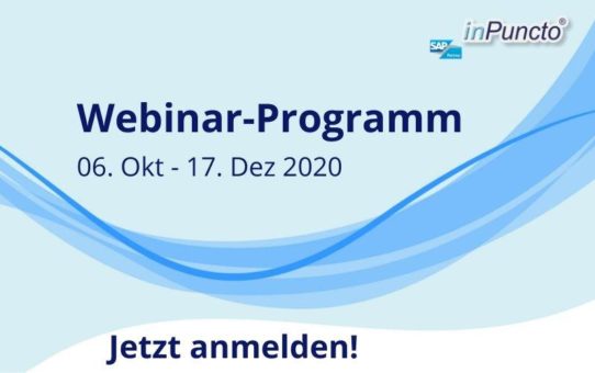 Kostenlose Webinare zu Dokumentenmanagement & Prozessoptimierung in SAP: Oktober/Dezember 2020