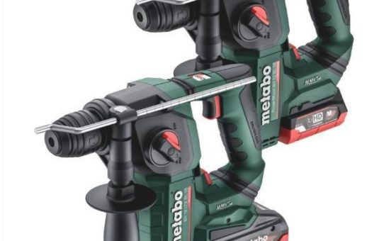 Große Power, kleine Maschinen: Neue 12- und 18-Volt Akku-Bohrhämmer von Metabo