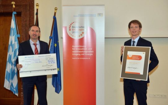 Gründer der Battery Dynamics GmbH erhält Bayerischen Energiepreis 2020