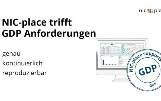 NIC-place stellt GDP konformen Transportprozess für Pharmageschäft sicher