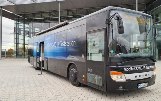 Volldigitalisiertes Testverfahren jetzt im Corona-Testbus im Einsatz: Ergebnisse nach 12 Stunden