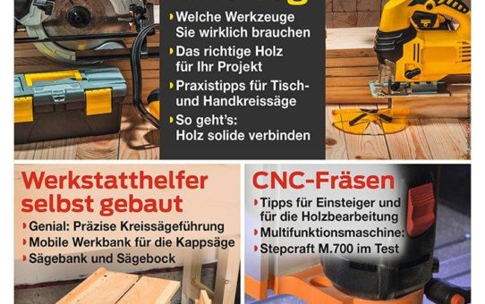 Make-Sonderheft „Loslegen mit Holz“