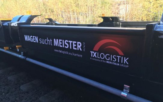 TX Logistik investiert in moderne Güterwagen für Intermodaltransporte