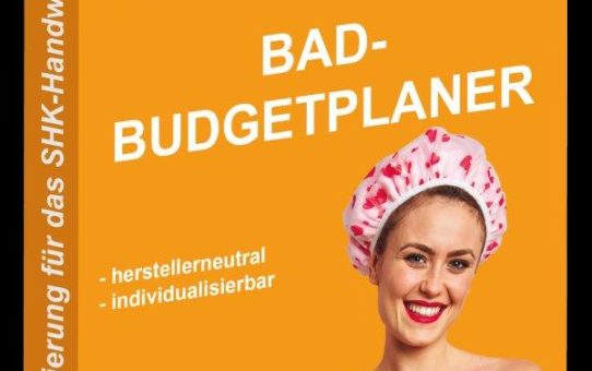 Neutraler und umfassend individualisierbarer Bad-Budgetplaner