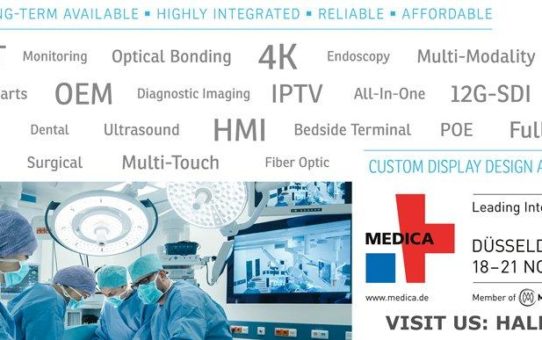 Canvys Comeback auf der MEDICA 2019 als feste Größe im Displaymarkt und der Medizintechnik