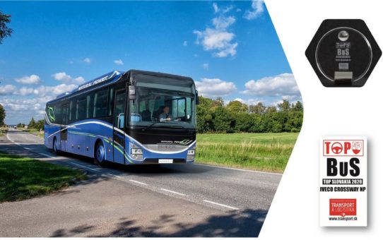 Zwei Auszeichnungen für den IVECO Crossway Natural Power - "TOP SLOVAKIA 2020" und "TOP CZECH TRANSPORT 2020"