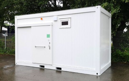 Grinbold-Jodag baut ersten mobilen barrierefreien WC-Container für den Landkreis Reutlingen