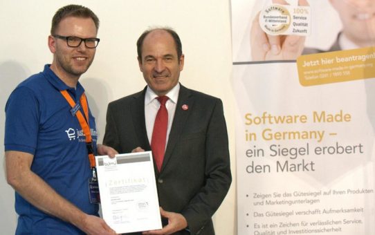 justSelling: Gütesiegel für Software-Lösung