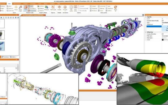 Die KISTERS 3DViewStation V2020.1 wartet mit Abstands- und Bandanalyse und hierarchische Explosion auf