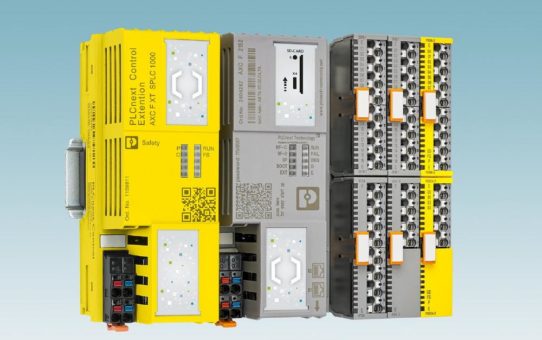 Linksanreihungssystem passt PLCnext Controls einfach an geänderte Anforderungen an