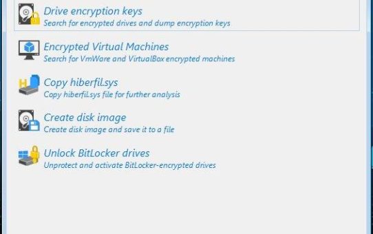 Elcomsoft System Recovery: ein Schweizer Taschenmesser für Desktop-Forensik