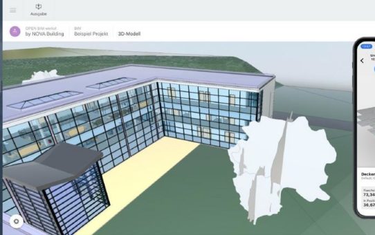 Optimale Kontrolle über den Baufortschritt -  NOVA Aufmaß App mit BIM Integration