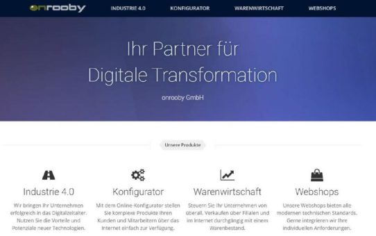 Mit dem onrooby Konfigurator einfach Produkte individualisieren und online bestellen