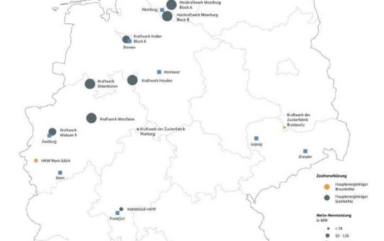 Ergebnisse der ersten Ausschreibung zur Reduzierung der Kohleverstromung