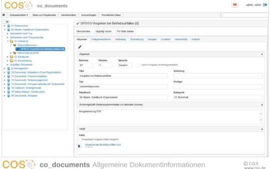 C.O.S verbessert effizientes Dokumentenmanagement