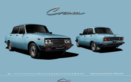 Neue Toyota Classic Kalender ab sofort erhältlich