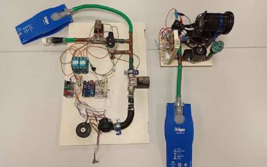 Prototypen für ein Do-it-yourself-Beatmungsgerät entwickelt