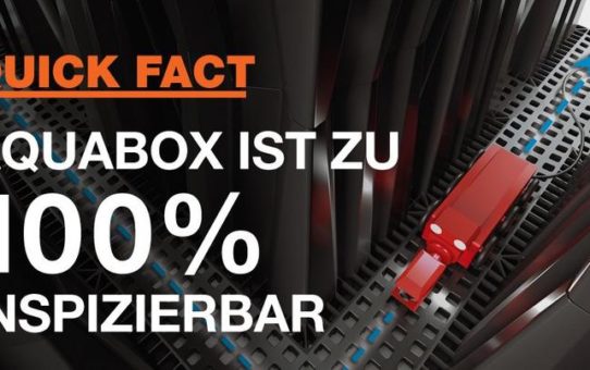 Aquabox ist zu 100% inspizierbar